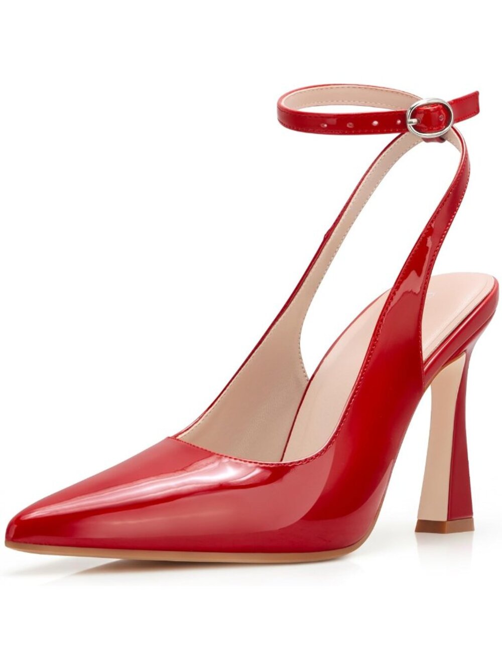 Chic Pointed Closed Toe Stiletto Heels - Dressy Slingback Pumps for Weddings